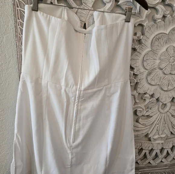 Lilly Pulitzer Kylo Strapless Skirted Romper in Resort White NWT - Size 14 - Picture 13 of 14